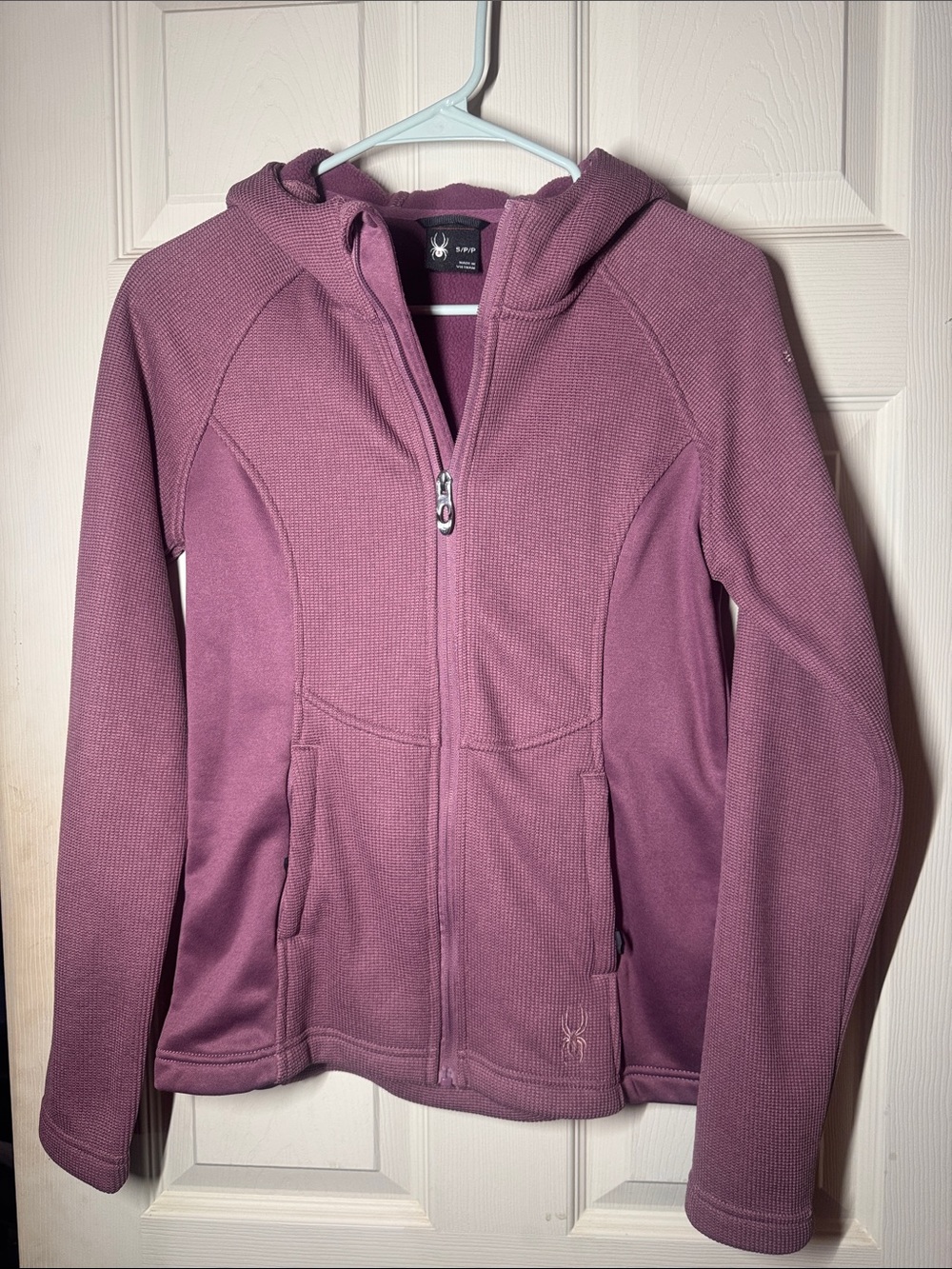 Spyder Girls Hooded Full-Zip Jacket - Mauve Pink